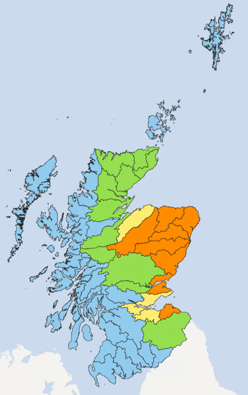 Map of Scotland