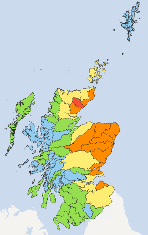 Map of Scotland