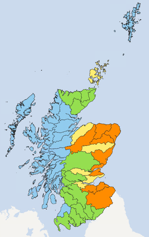 Map of Scotland