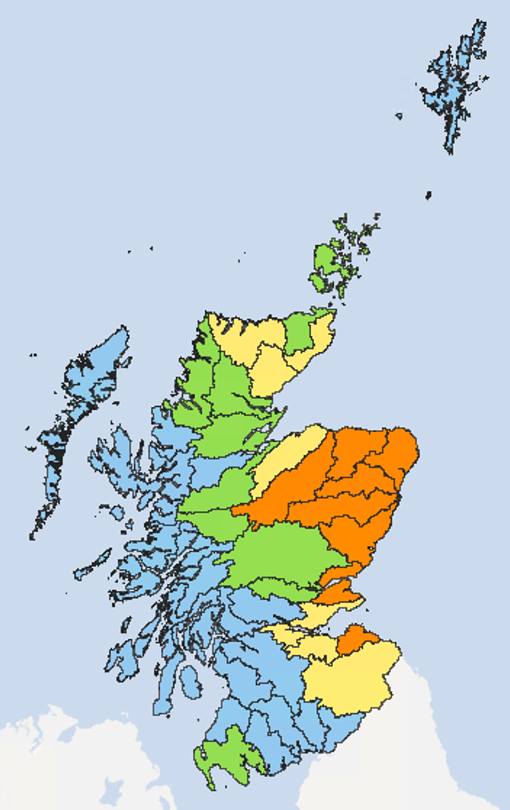 Map of Scotland