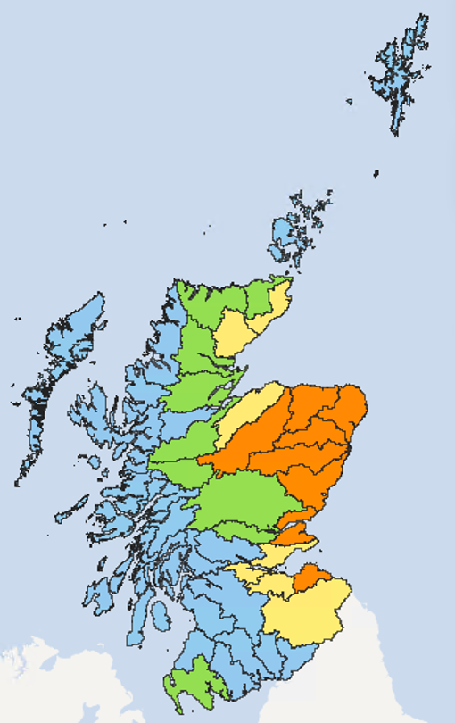 Map of Scotland