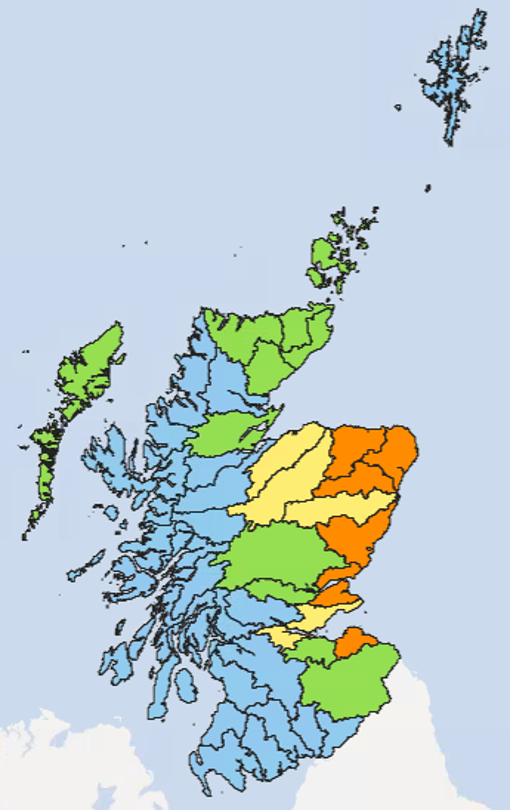 Map of Scotland